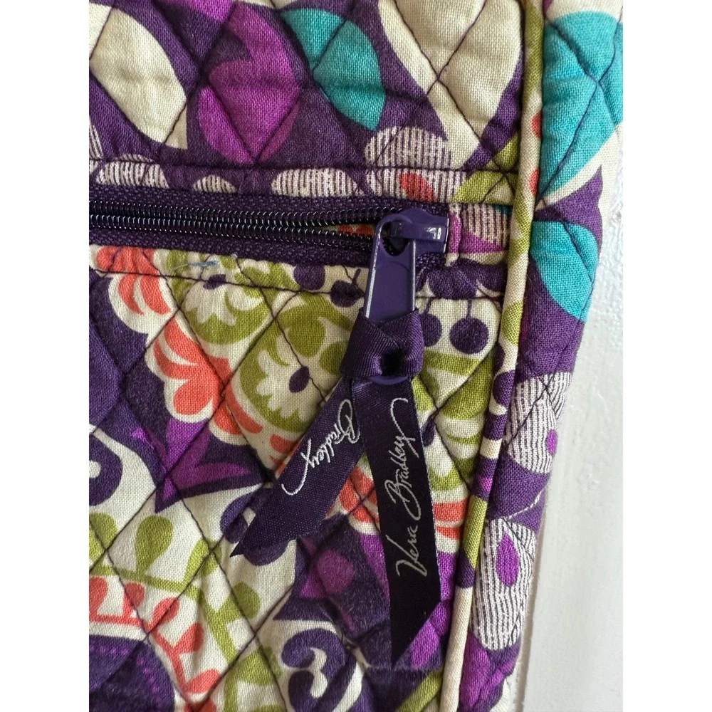 Vera Bradley‎ Floral Hobo Bag Women's Quilted Shoulder Bag Purse
